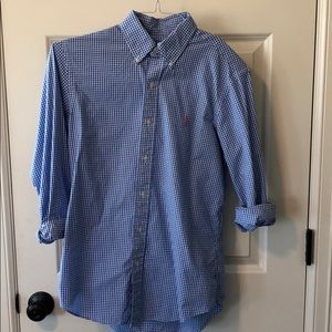 Men’s polo dress shirt